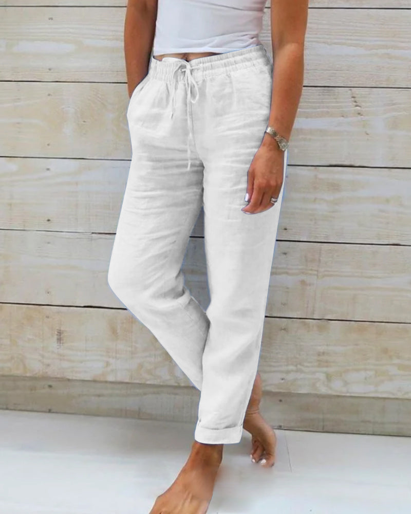 Tamina™ - Casual Pants with Drawstrings
