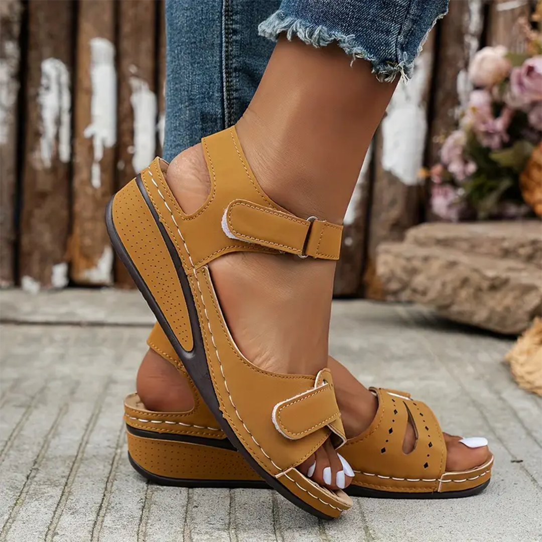 Nolwenn™ - Comfortable and Elegant Sport Sandals with Wedge Heel