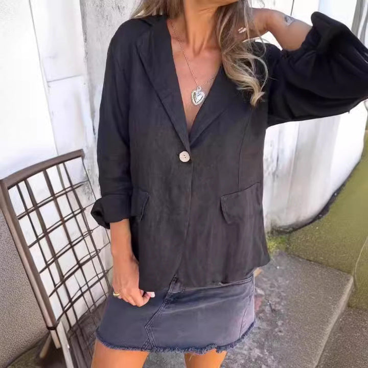 Seychelle™ - Lightweight Cotton and Linen Blazer