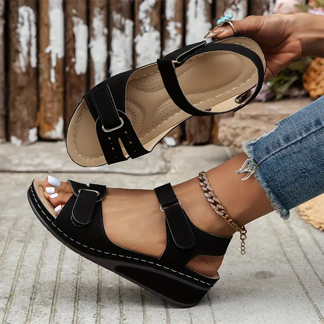Nolwenn™ - Comfortable and Elegant Sport Sandals with Wedge Heel