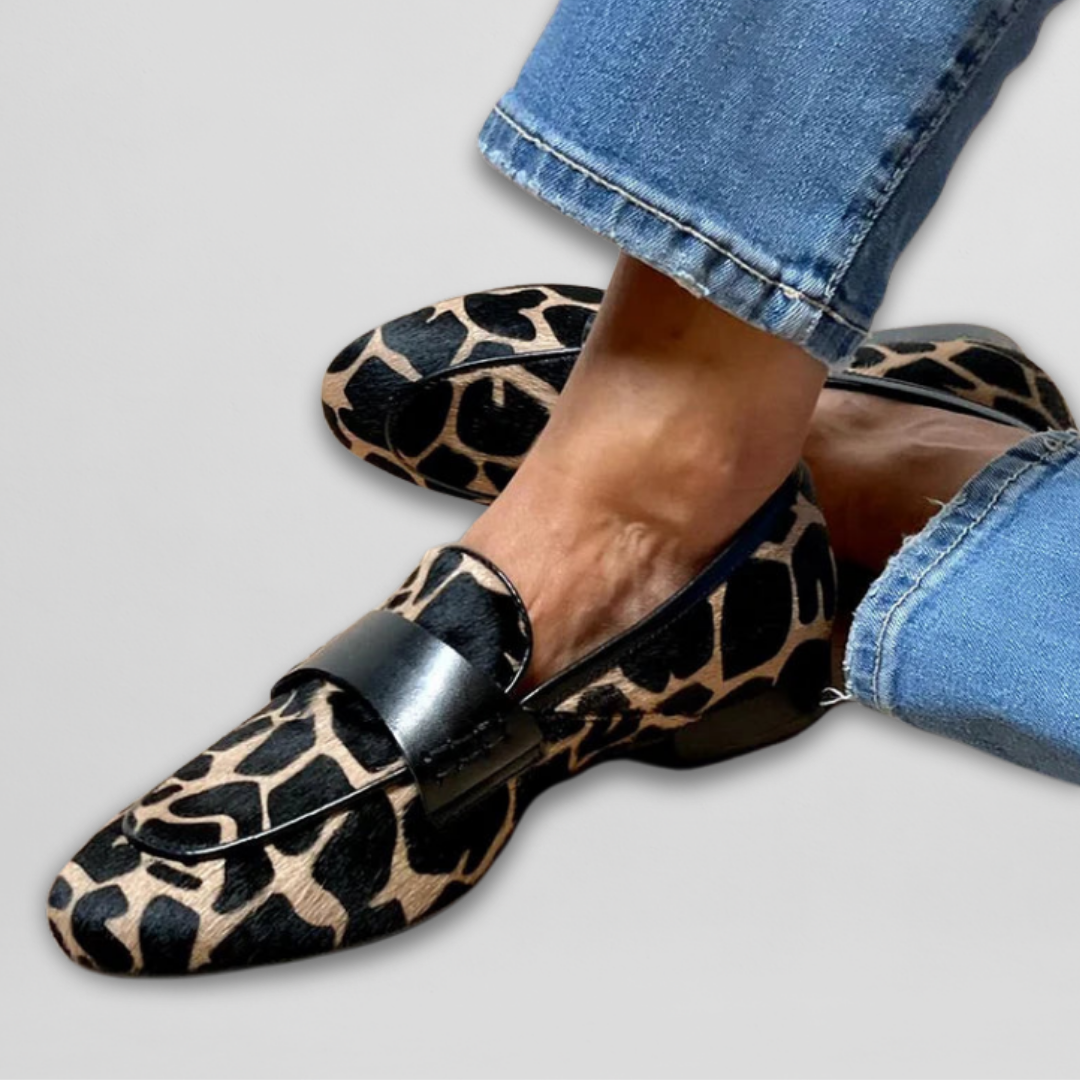Celys™ | Loafers with Animal Print