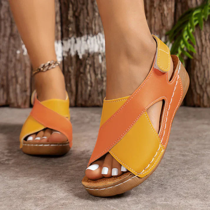 Milena™ - Ultra Comfortable Orthopedic Sandals with Slanted Heel for Women