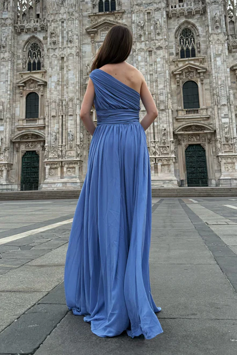 One-Shoulder Dress “Talia” with Elegant Draping