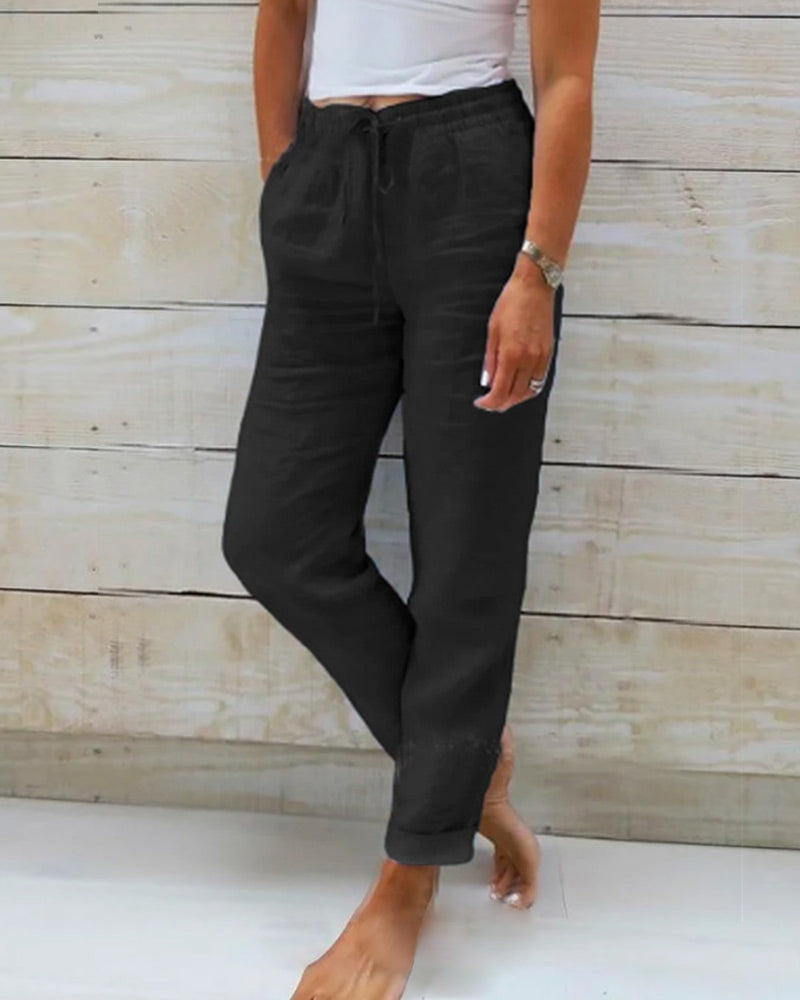Tamina™ - Casual Pants with Drawstrings