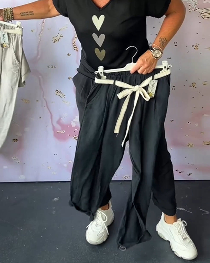 Tavira™ - Comfortable Casual Pants with Pocket and Solid Color