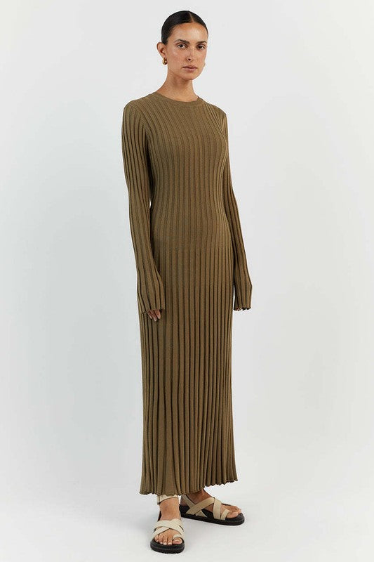 Céline™ - Women's Maxi Knit Dress