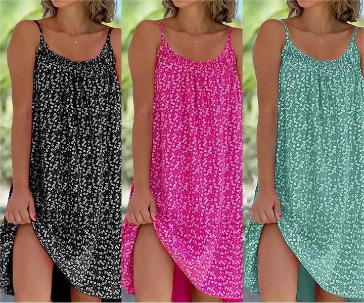 Eda™ - Printed Halter Dress