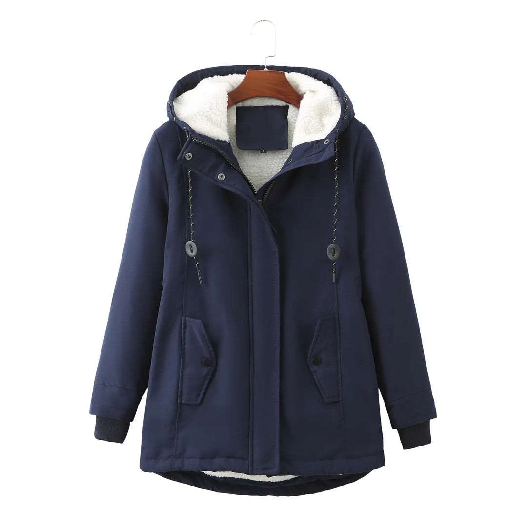 Franziska - Lined Cotton Coat with Hood