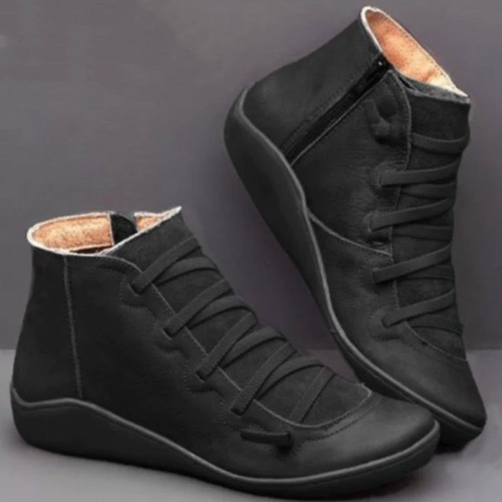 Rosalee™ - Comfortable Leather Boots with Arch Support
