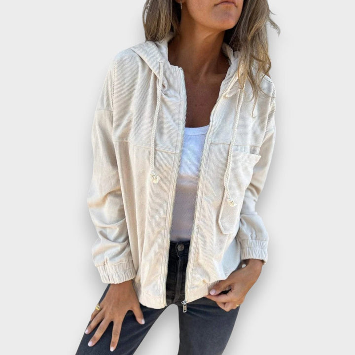 Elena | Hooded Jacket with Zipper