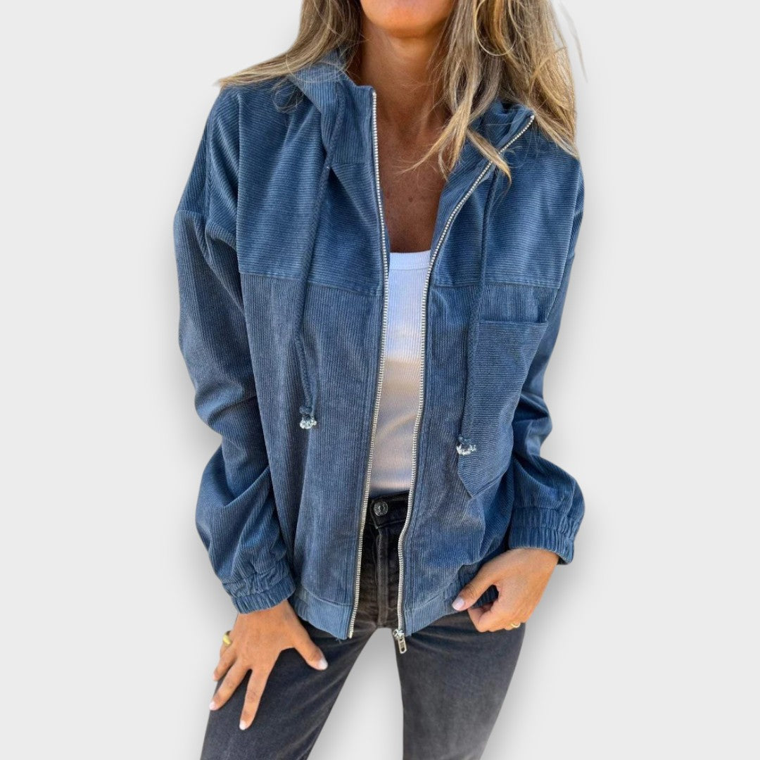 Elena | Hooded Jacket with Zipper
