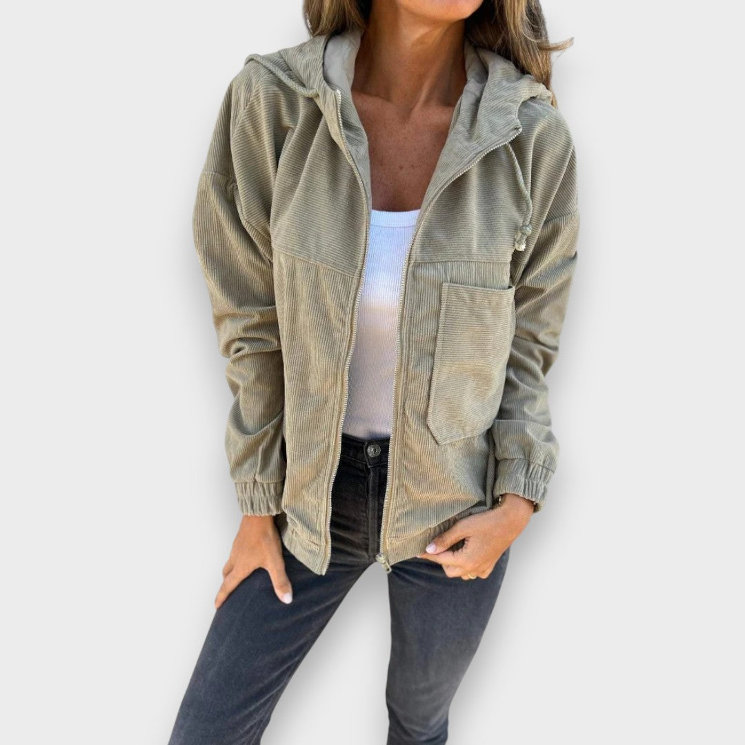 Elena | Hooded Jacket with Zipper