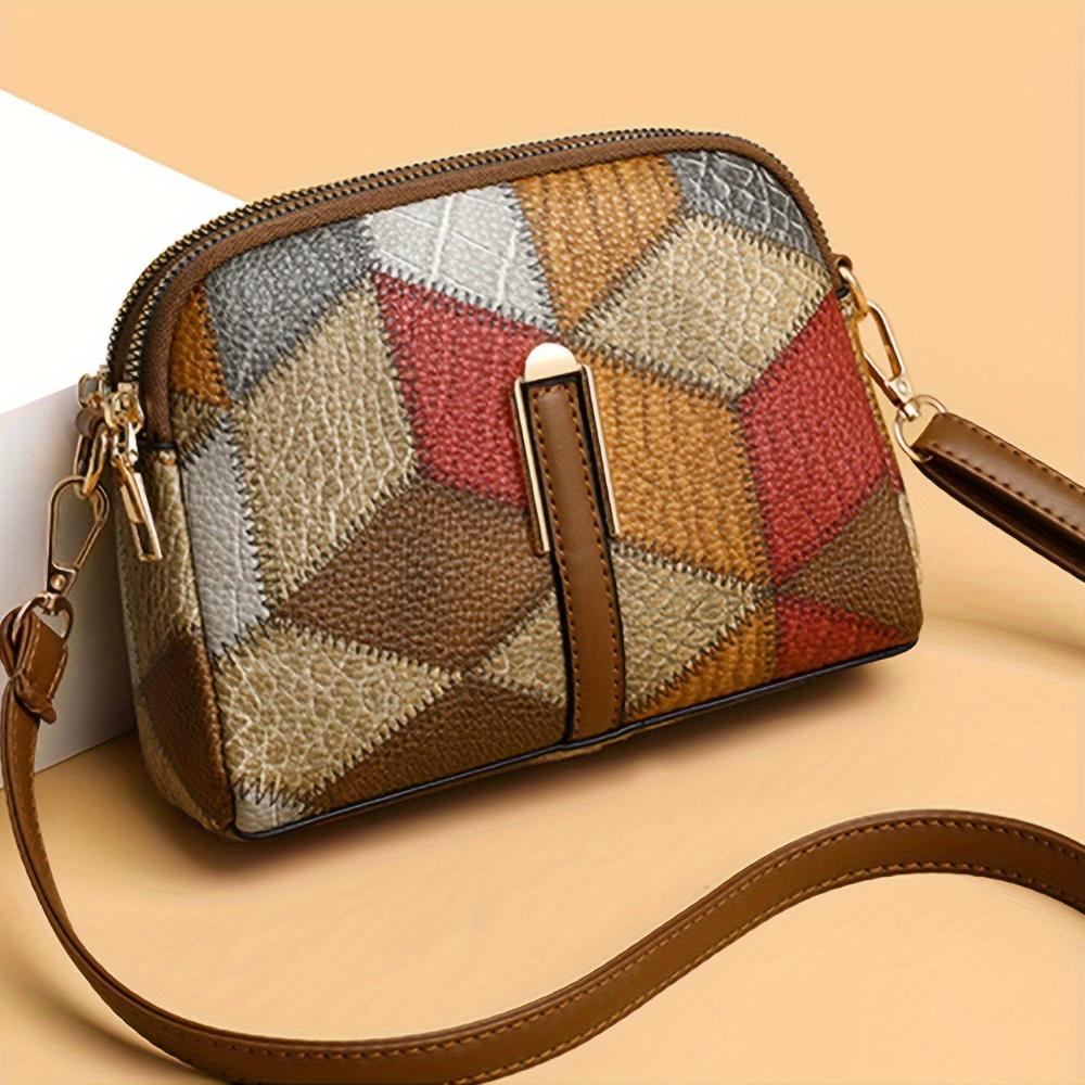 Clio - Mini Crossbody Bag Patchwork