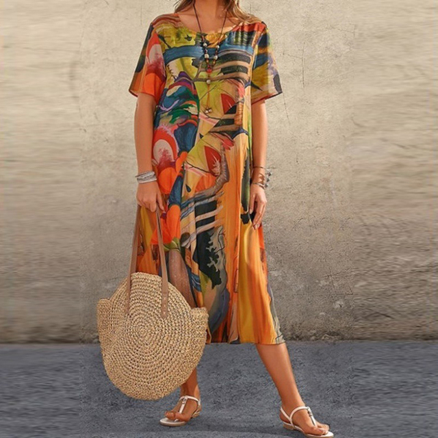 Arielle™ - Comfortable Floral Dress