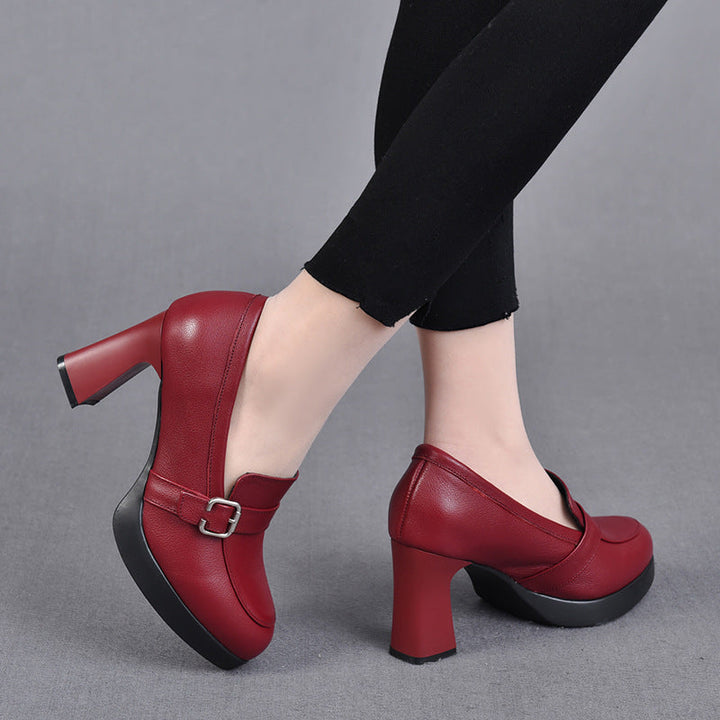 Universal Leather High Heels
