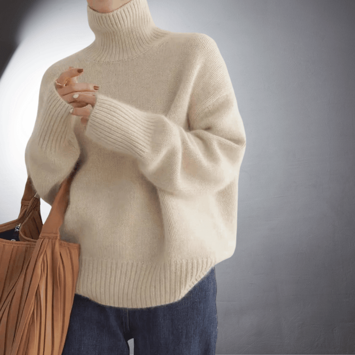Fosette™ - Soft Cashmere Turtleneck Sweater for Unmatched Comfort