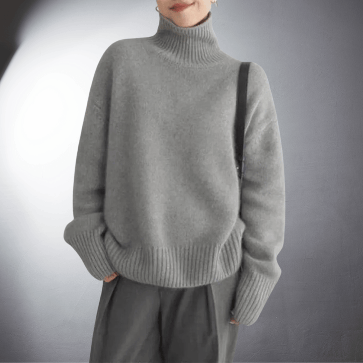 Fosette™ - Soft Cashmere Turtleneck Sweater for Unmatched Comfort