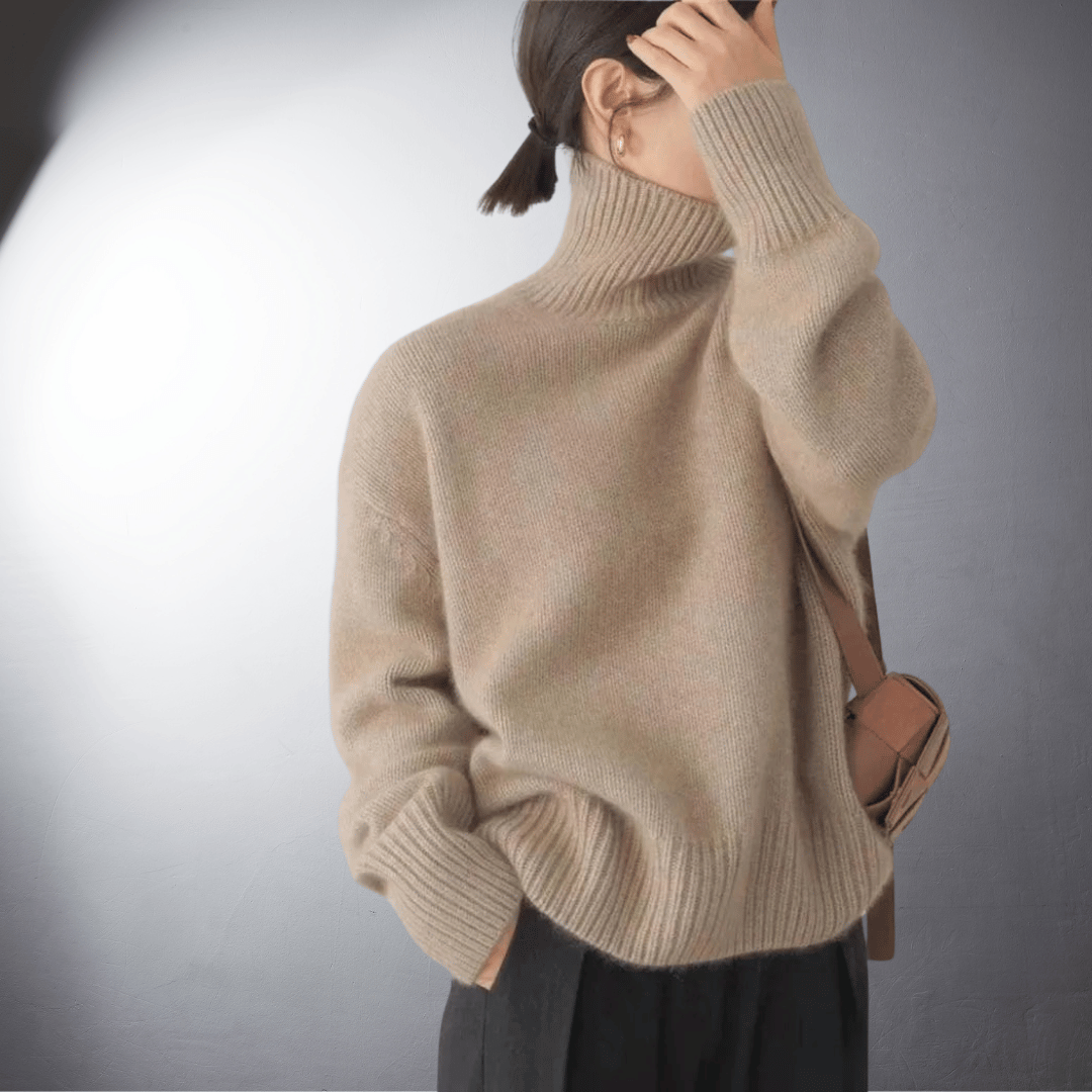 Fosette™ - Soft Cashmere Turtleneck Sweater for Unmatched Comfort