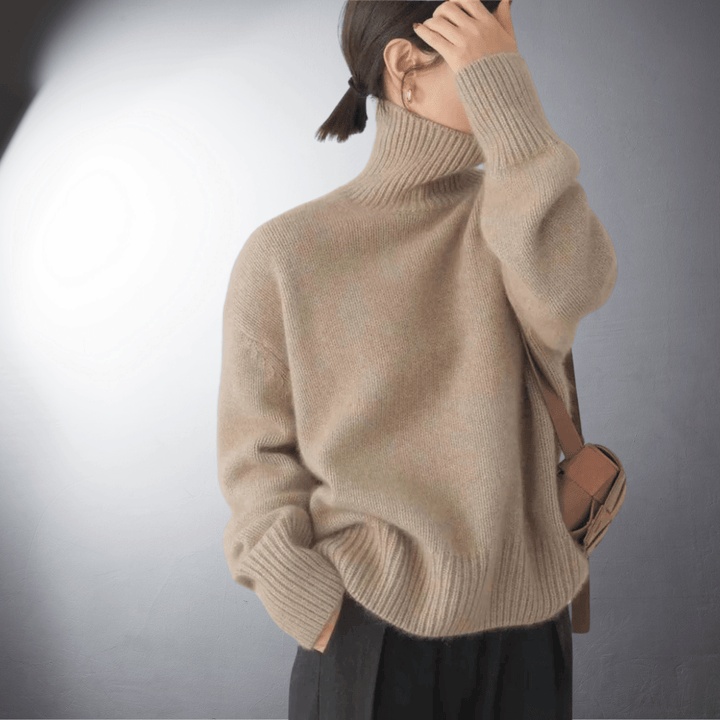 Fosette™ - Soft Cashmere Turtleneck Sweater for Unmatched Comfort