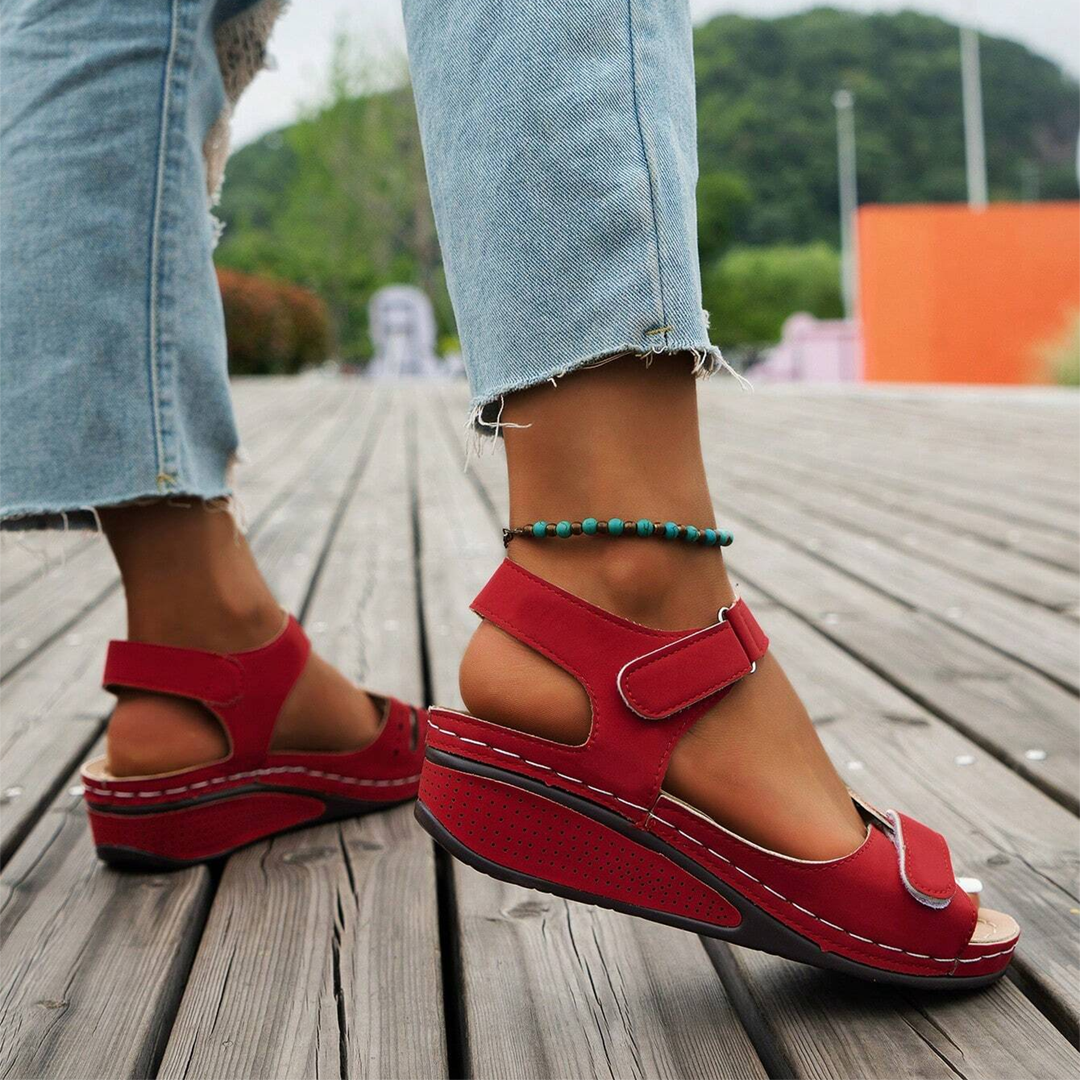 Nolwenn™ - Comfortable and Elegant Sport Sandals with Wedge Heel