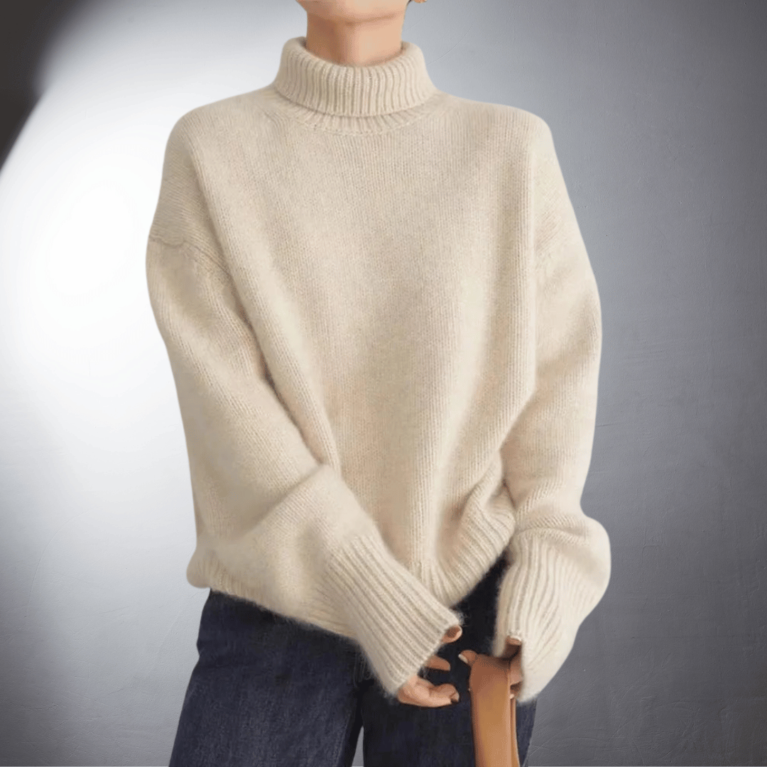 Fosette™ - Soft Cashmere Turtleneck Sweater for Unmatched Comfort