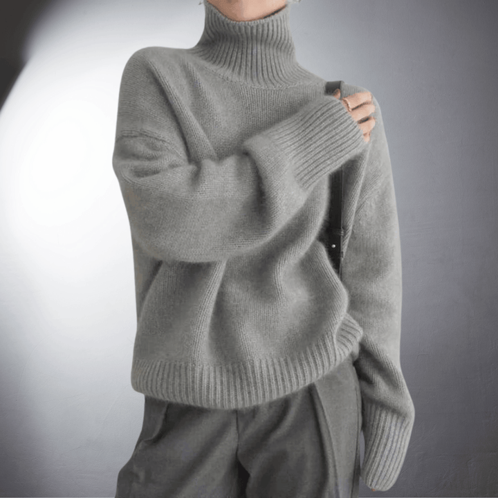 Fosette™ - Soft Cashmere Turtleneck Sweater for Unmatched Comfort