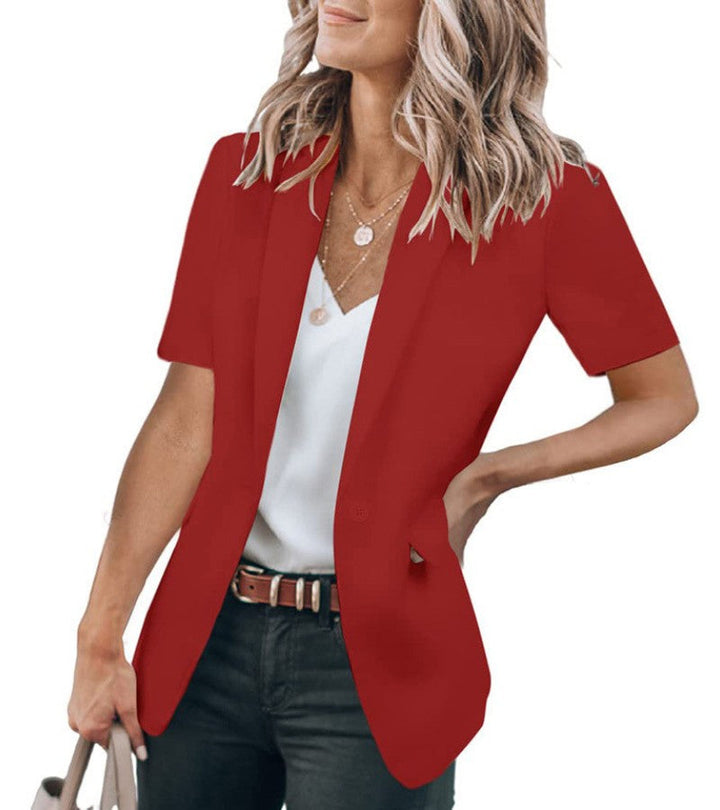 Sabella™ - Modern Short Sleeve Blazer