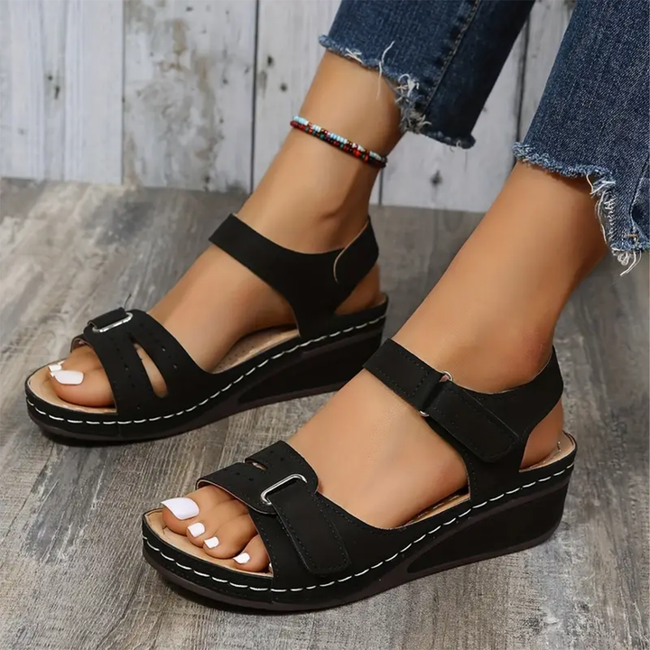 Nolwenn™ - Comfortable and Elegant Sport Sandals with Wedge Heel