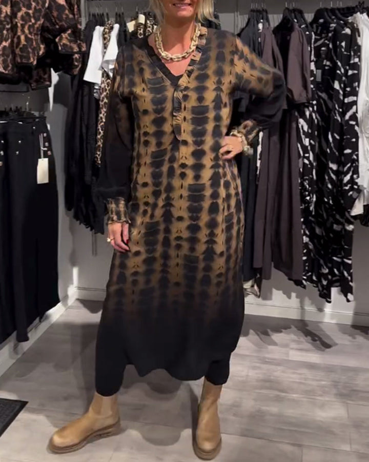 Héloïse™ - Versatile Brown Women's Dress