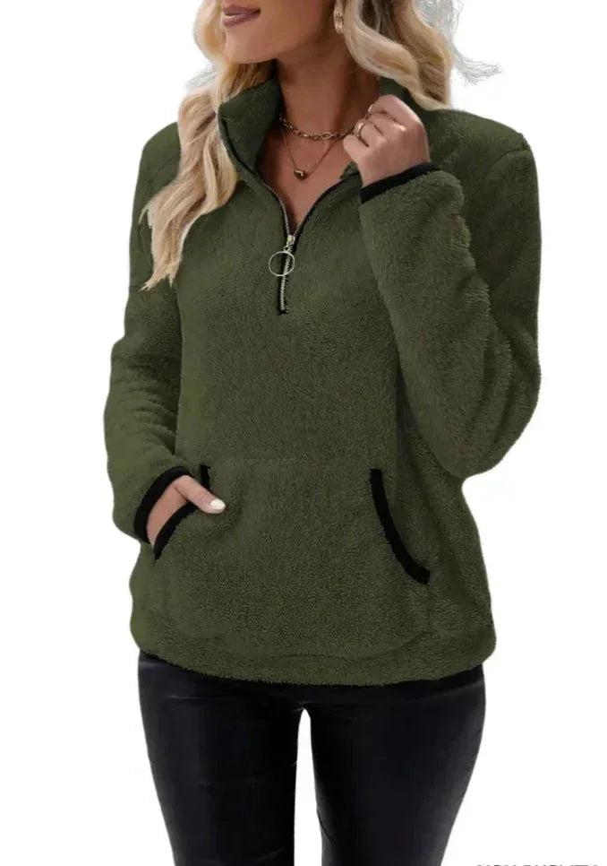 Bénédicte™ - Soft and Comfortable Sherpa Sweater