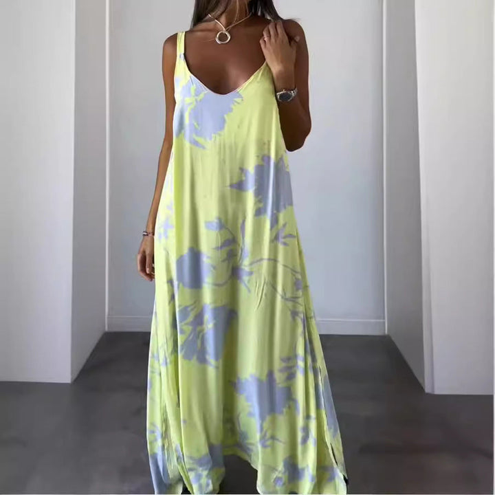 Celestia™ - Women's Sleeveless Cotton Floral Summer Dress
