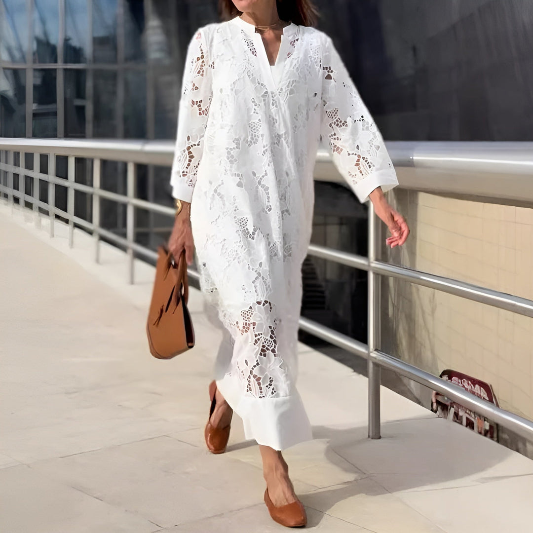 Liv™ - Embroidered Lace Dress for Women