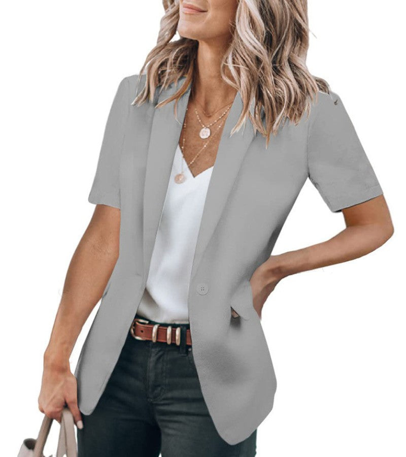 Sabella™ - Modern Short Sleeve Blazer