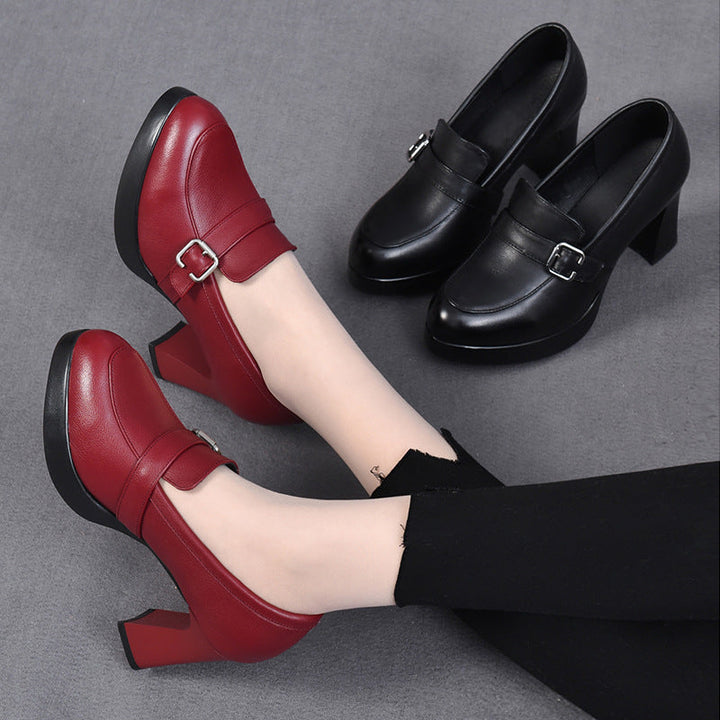 Universal Leather High Heels