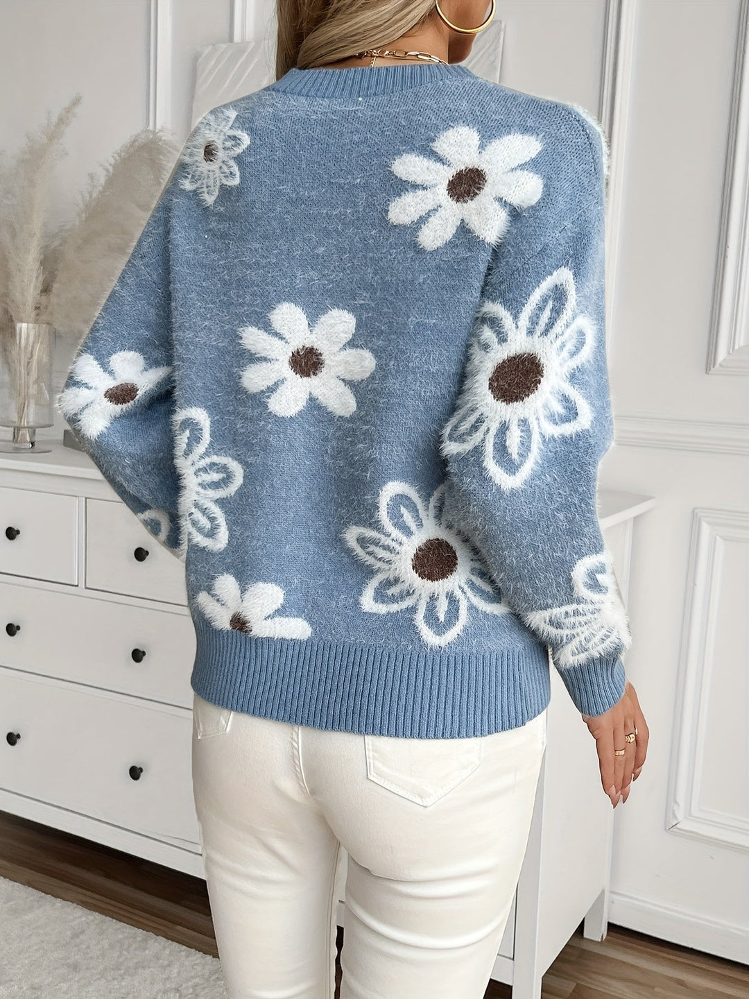 Madeleine™ - Floral Sweater for Women
