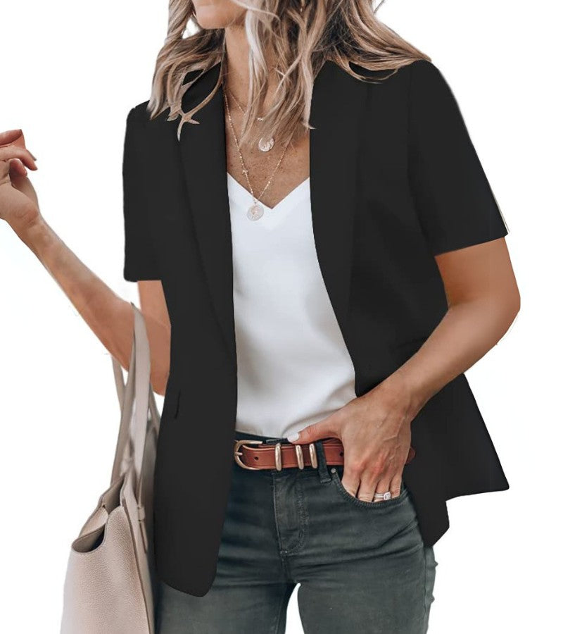 Sabella™ - Modern Short Sleeve Blazer