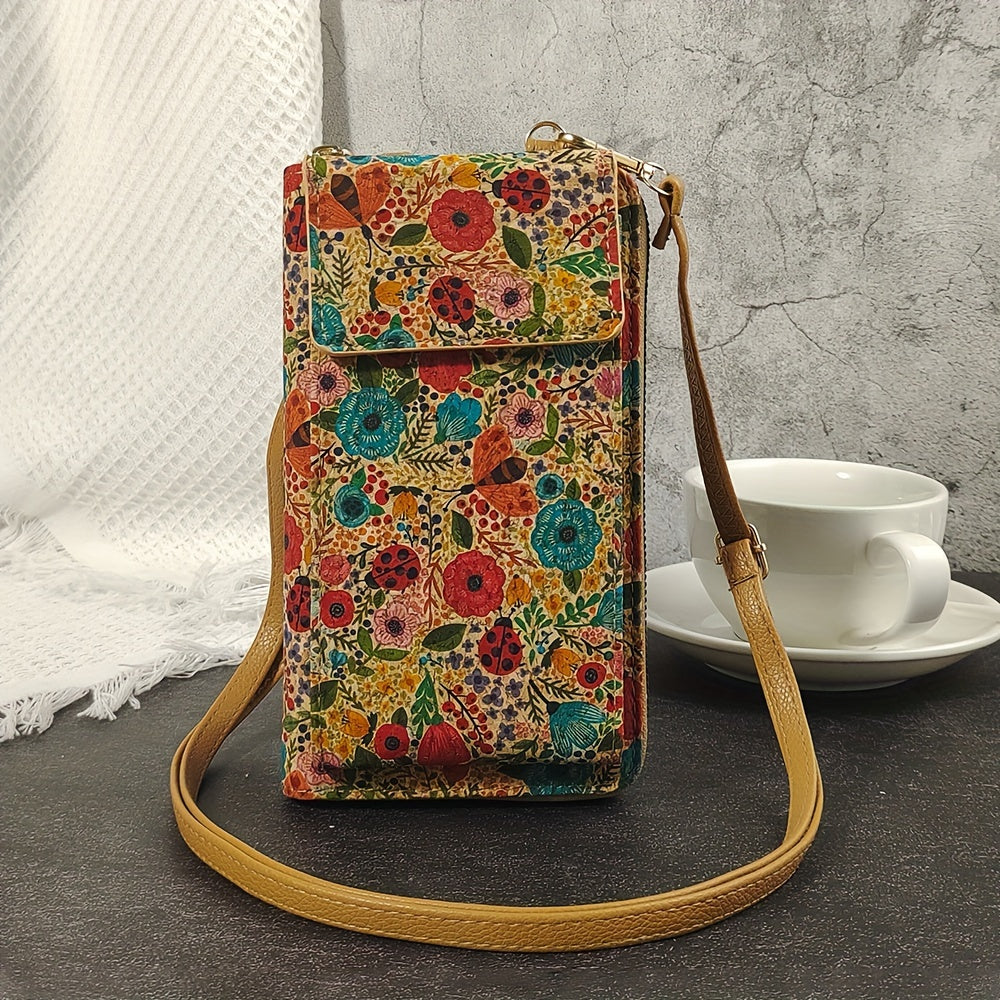 Nina - Boho-Flowers Crossbody Bag Accessory