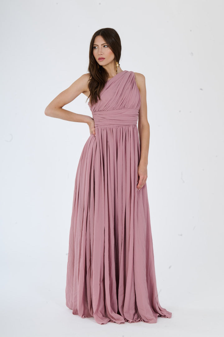 One-Shoulder Dress “Talia” with Elegant Draping