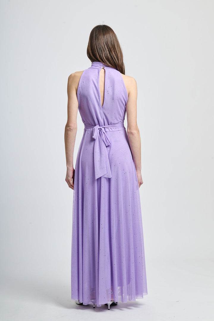 Tulle Dress with American Neckline Caterina