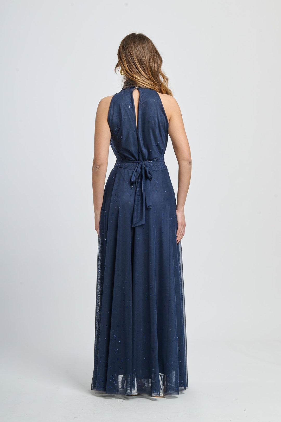 Tulle Dress with American Neckline Caterina