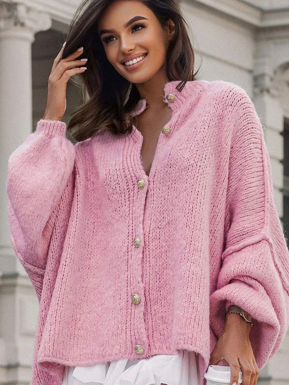 Julia™ Rose Cardigan Surdimensionné