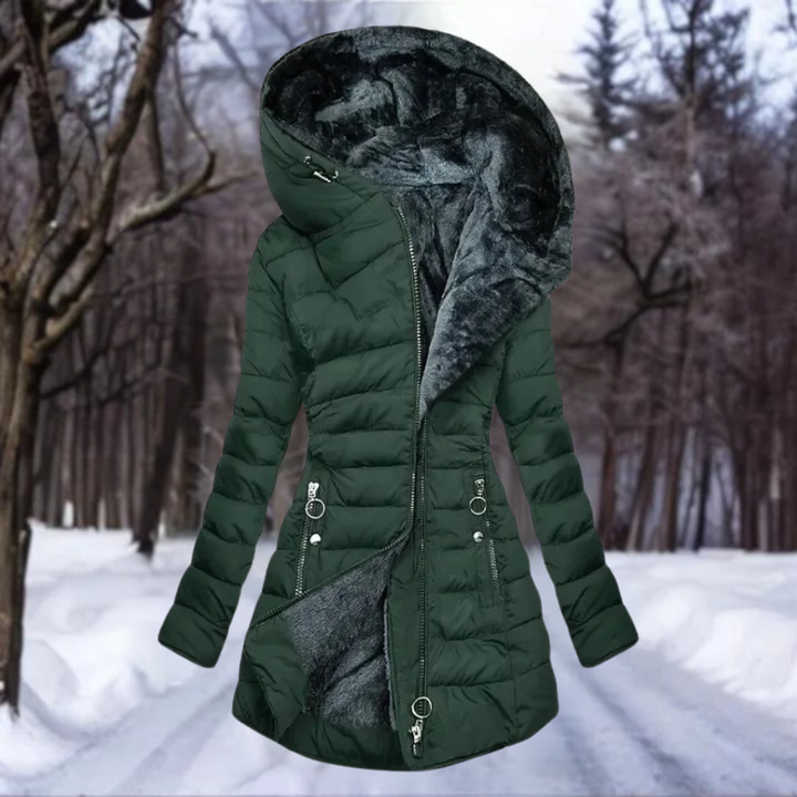Senna - Elegant Plush Coat for Women