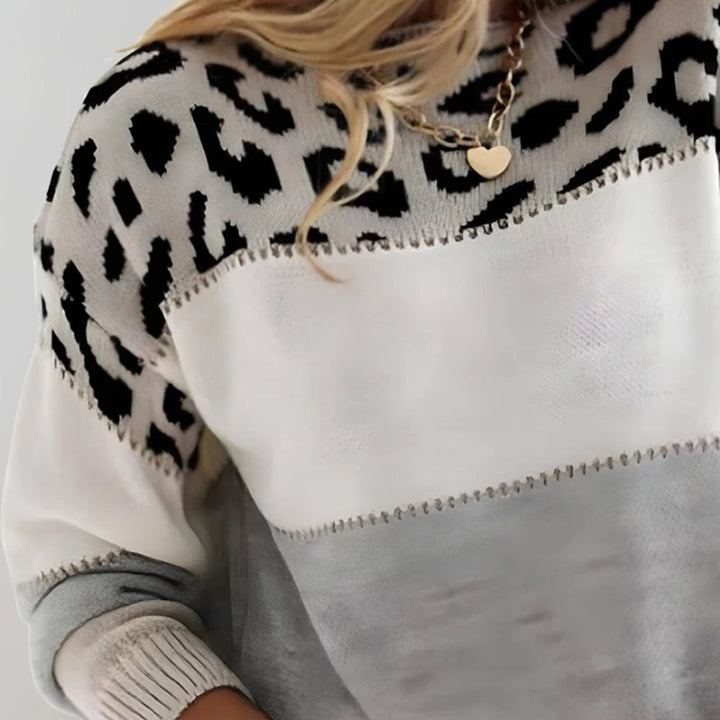 Bernadetta™ - Trendy and Comfortable Leopard Print Sweater
