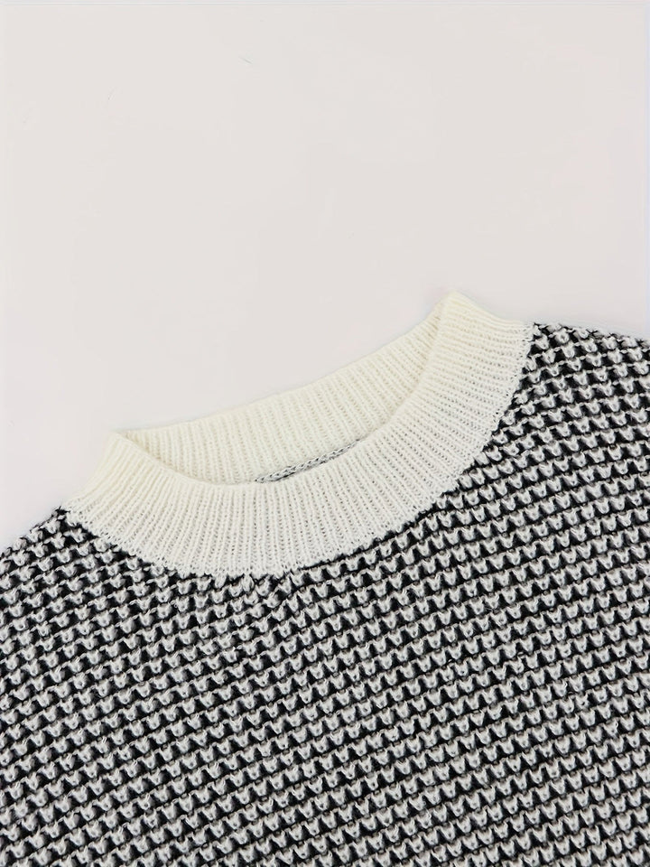 Bijou™ - Women's Knitted Sweater with Lantern Sleeves