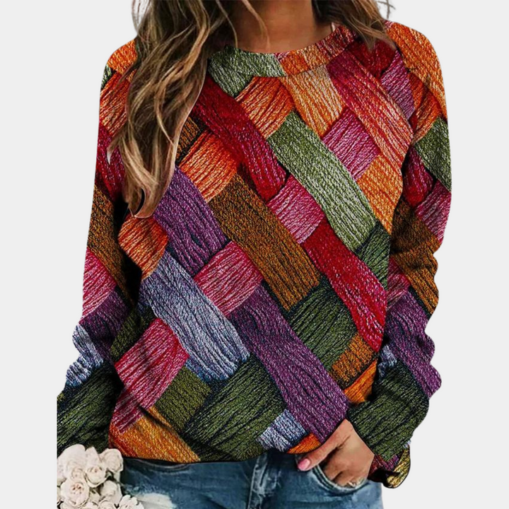 Salomé™ - Colorful Patterned Sweater