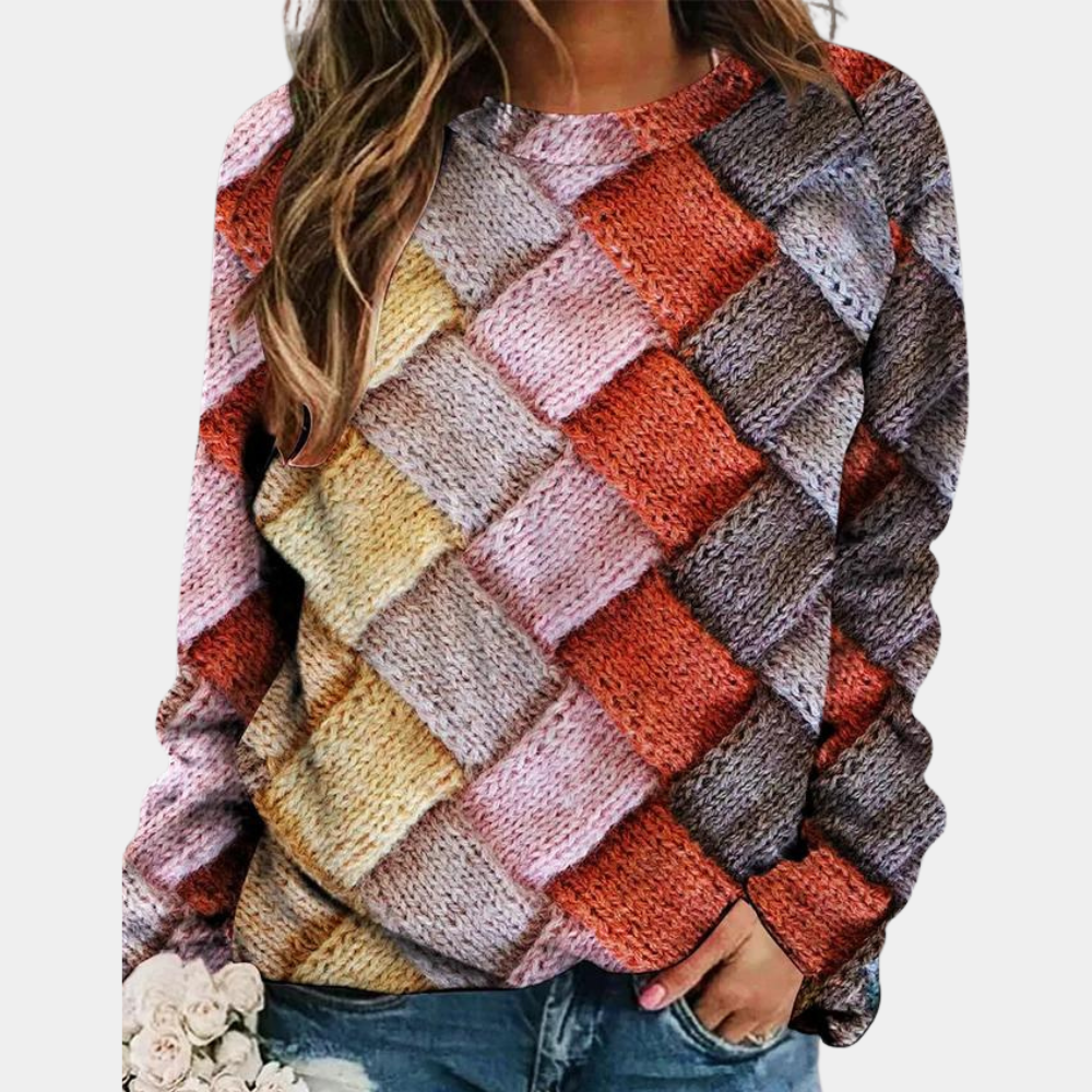 Salomé™ - Colorful Patterned Sweater