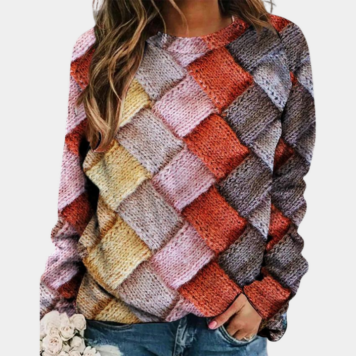 Salomé™ - Colorful Patterned Sweater