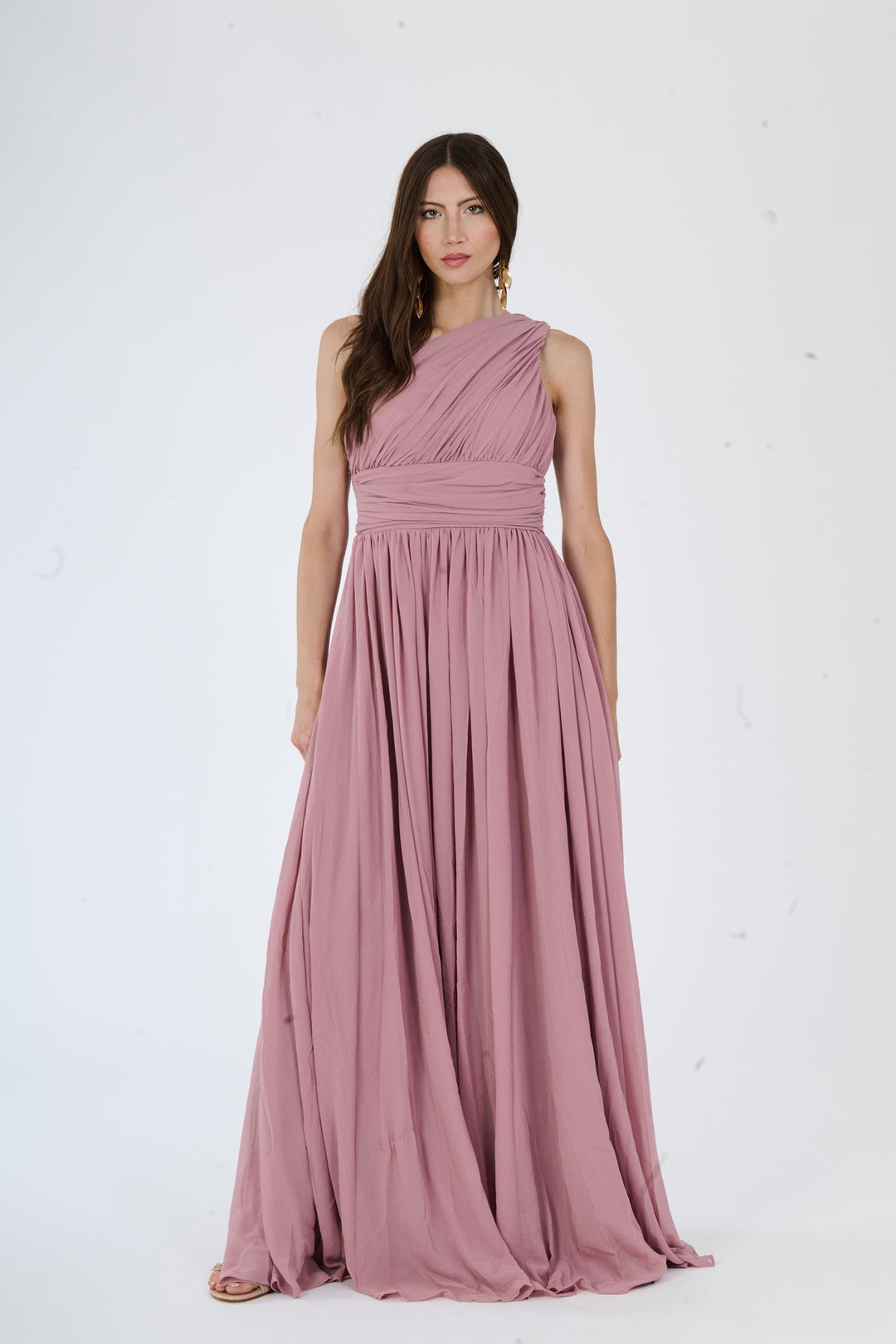 One-Shoulder Dress “Talia” with Elegant Draping