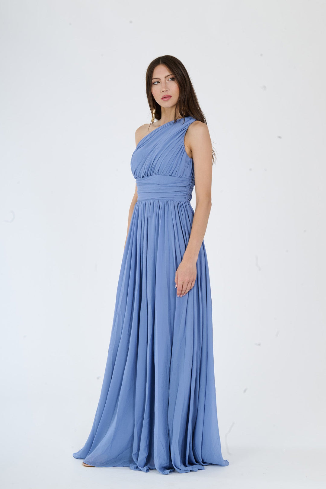 One-Shoulder Dress “Talia” with Elegant Draping