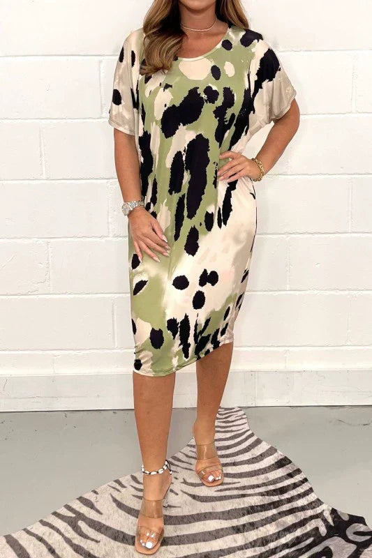 Louisa™ - Casual Loose Leopard Print Dress